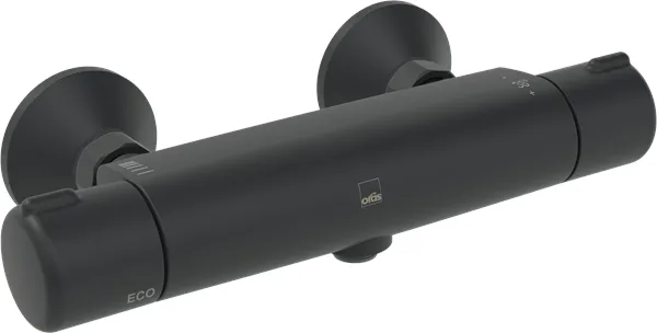 Oras Nova 7460-33 dusjbatteri, matt svart