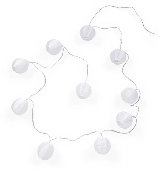 Amabile, Lyskjede, hvit, plast